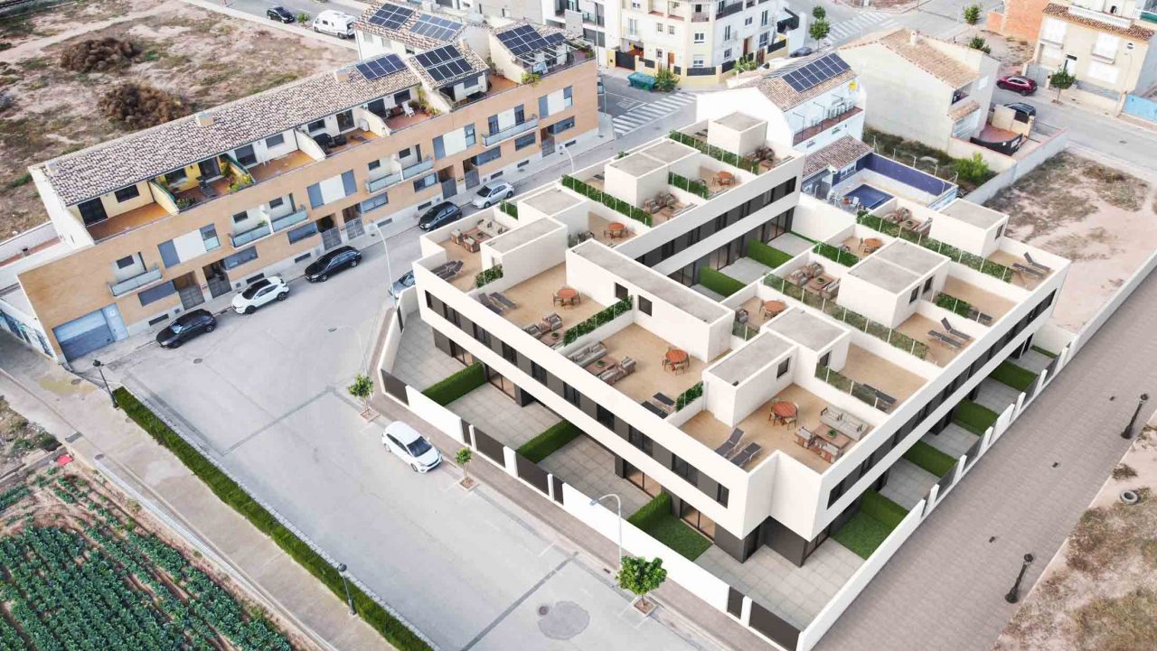 Albalat-Sur---12-viviendas-en-Albalat-dels-Sorells-Valencia---Vista-aerea