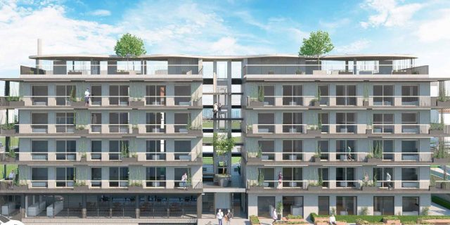 Residencia-para-mayores---Preverenges-Suiza---Fachada