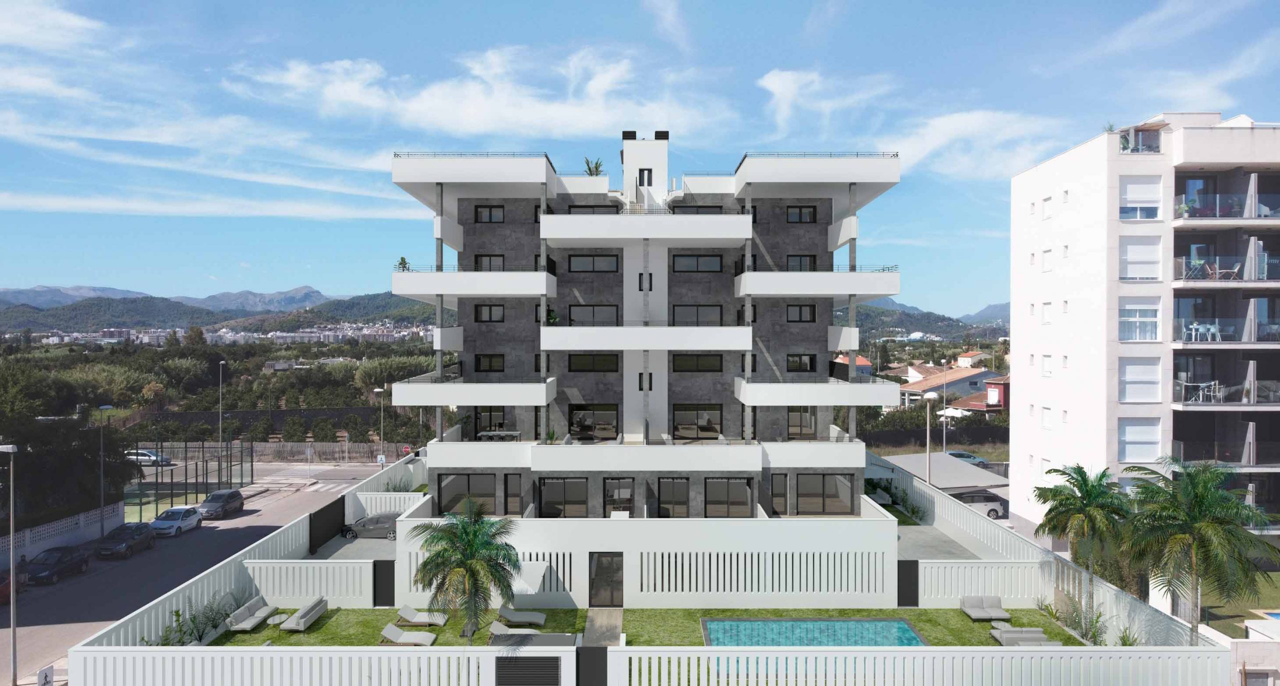 Oliva – Terrazas al Mar – Edificio de 14 viviendas y zonas comunes