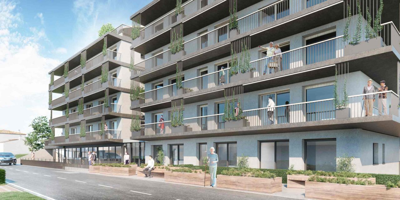 Residencia-para-mayores---Preverenges-Suiza---Fachada