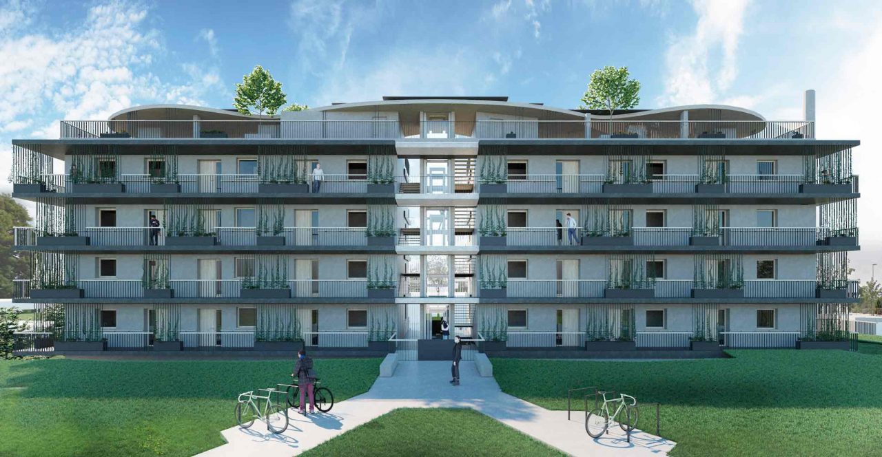 Residencia-para-mayores---Preverenges-Suiza---Fachada