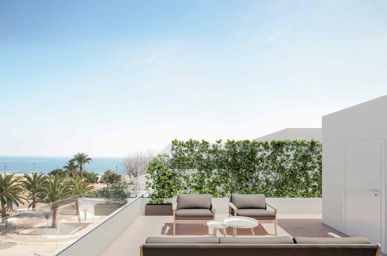 Mirando-al-Mar-Residencial-37-viviendas-en-la-playa-de-Puzol-Valencia---Terraza-en-atico