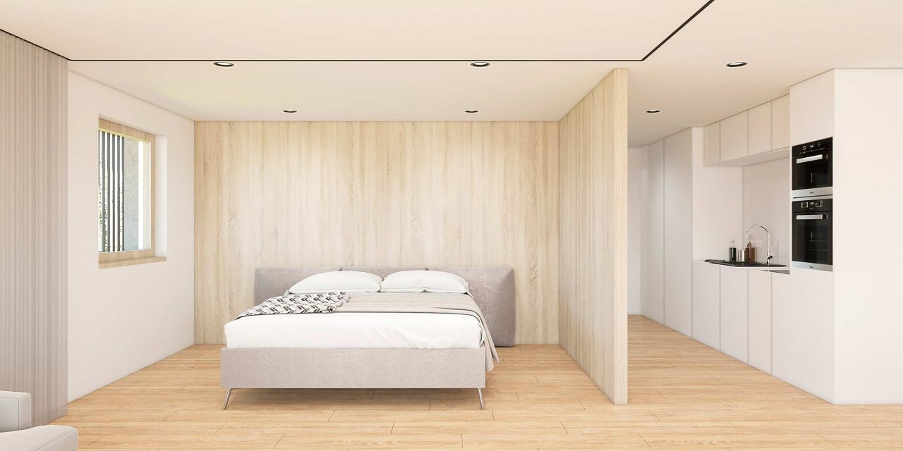 Residencia-para-mayores---Preverenges-Suiza---Dormitorio-cocina