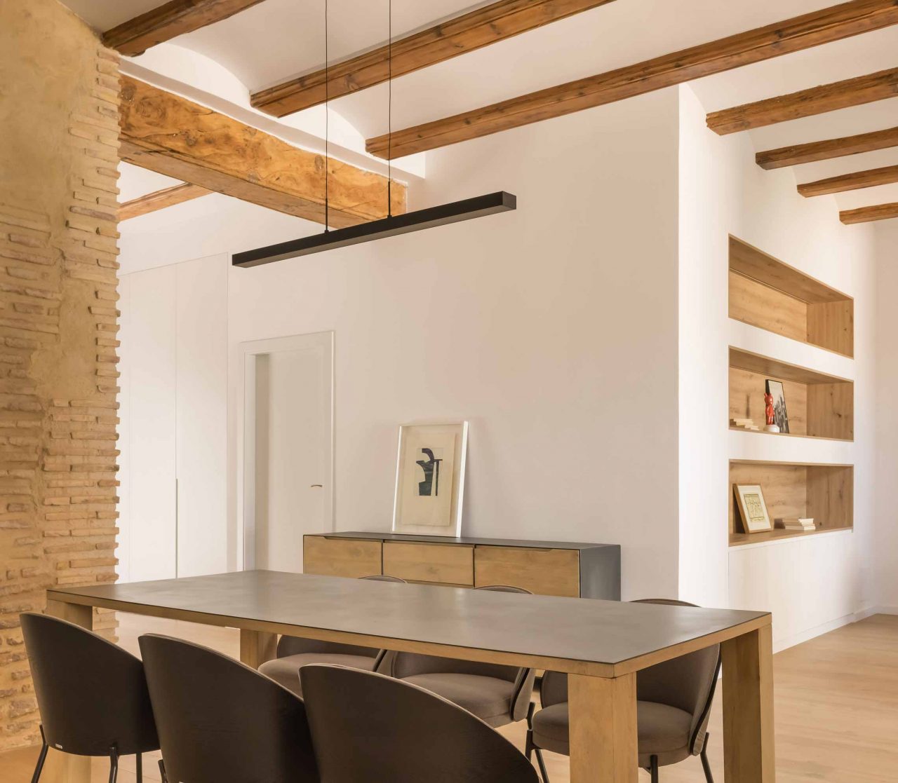 Rehabilitación y reforma -Casa-A_M-Puzol-Valencia---Espacio-de-comedor