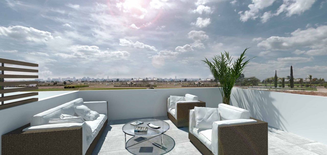 Sydney---4-viviendas-unifamiliares-en-Foios-Valencia---Terraza