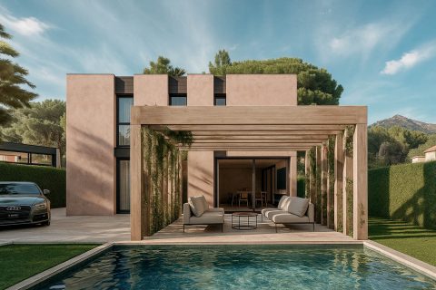 Vivienda con piscina y pérgola en entorno natural en Náquera, Valencia