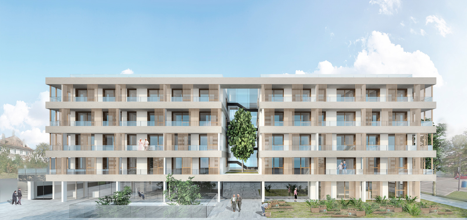 Residencia para mayores en Preverenges Suiza